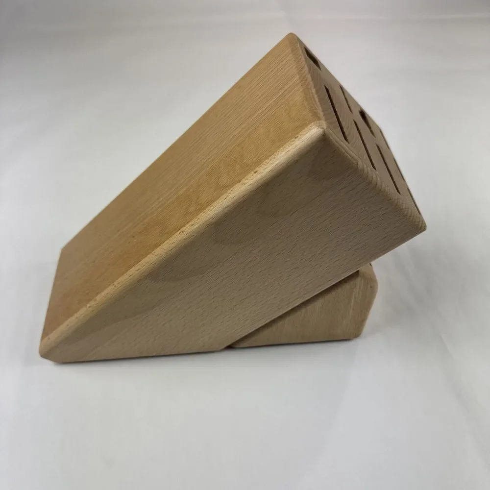 Wusthof Knife Block 13 Slot Wood Wüsthof Germany Natural Finish Kitchen Cook Cut